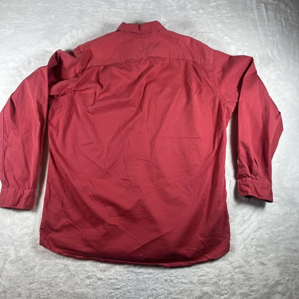 VINTAGE 90s Polo Ralph Lauren‎ Shirt Mens M Medium Button Long Sleeve Pink